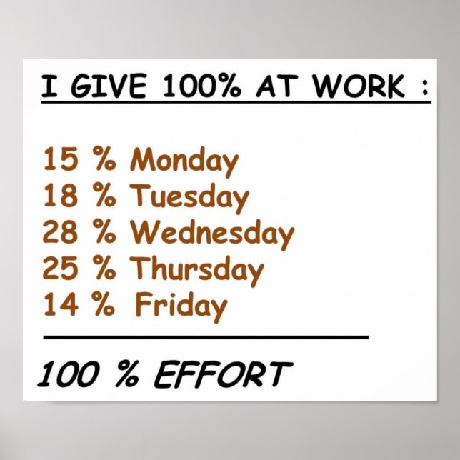 Póster esforço de trabalho 2 cheio (Frente)