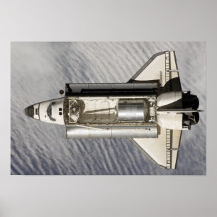 Póster Esforço do vaivém espacial