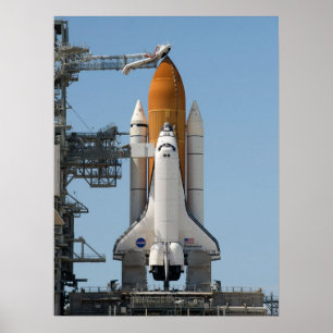 Póster Esforço do vaivém espacial