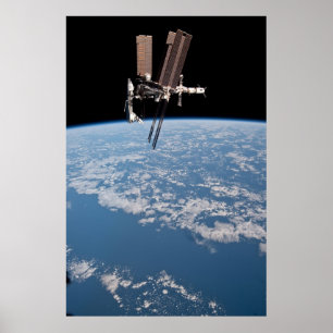 Poster Esforço & ISS do vaivém espacial