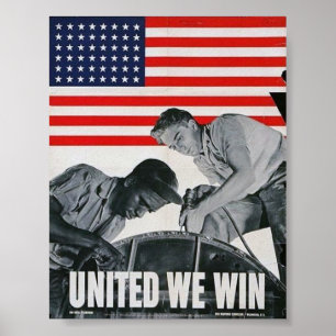 Póster Esforço patriótico do poster/guerra de WWII