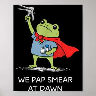 Poster Esfregaço de Papanicolau ao Amanhecer Espéculo de