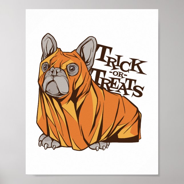 Poster Esfregões de Dia das Bruxas (Frente)