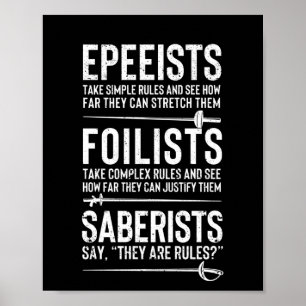 Poster Esgrima do encanador de espuma de espuma de espuma