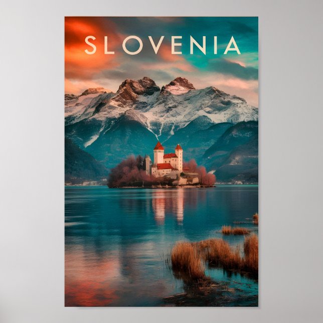 Poster Eslovênia - Familiar Viagem (Frente)