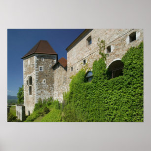 Póster ESLOVÊNIA, Ljubljana: Castle Hill / Ljubljana