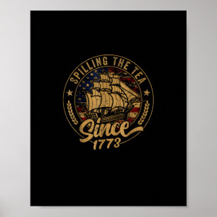 Poster Esmagando O Chá Desde 1773 Professor De História D