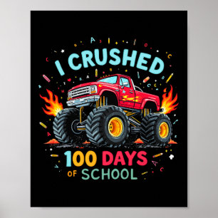 Poster Esmagei 100 Dias De Meninos Escolares 100º Dia O