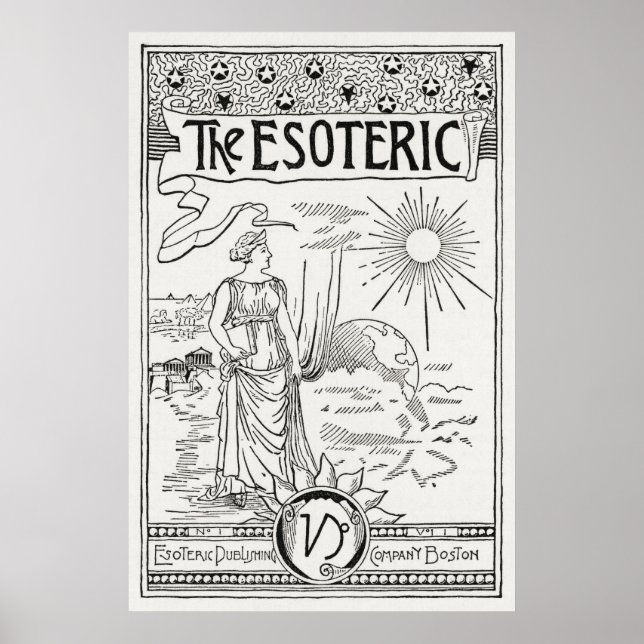 Poster Esoteric de Hiram Erastus Butler (Frente)