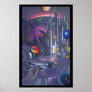 Poster Espachante Pinball, Classe Galáxica