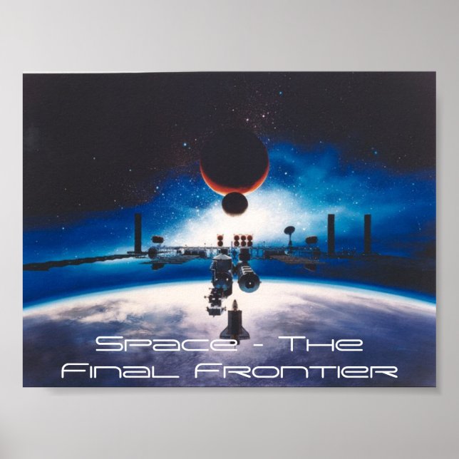 Póster Espaço - A Fronteira Final (Frente)