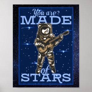 Poster Espaço Adorável Que Você É Feito De Estrelas