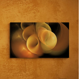 Póster Espaço Apricot Fractal Abstrato Art Poster