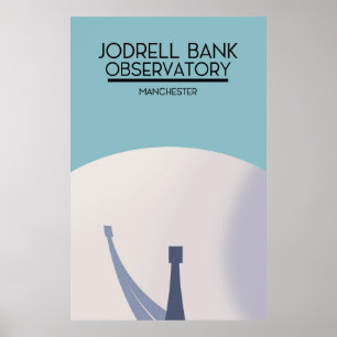 Poster Espaço art. do obervatório do banco de Jodrell