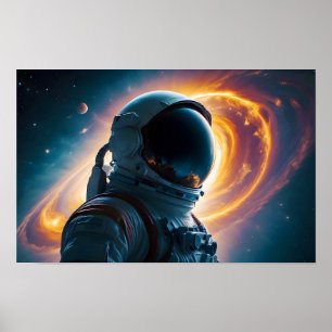 Poster Espaço de Exposição Dupla Cósmica Infinidade Arte 