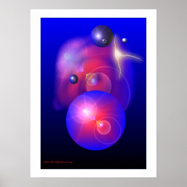 Póster Espaço, está lá fora (Poster) (Frente)