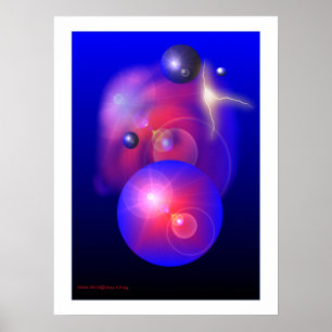 Póster Espaço, está para fora lá (o poster)
