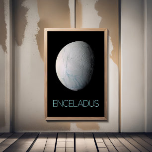 Poster Espaço Exterior, Cosmos, Sistema Solar, Encélado D