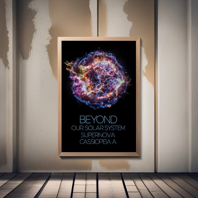 Poster Espaço Exterior, Cosmos, Supernova Cassiopeia A (Criador carregado)