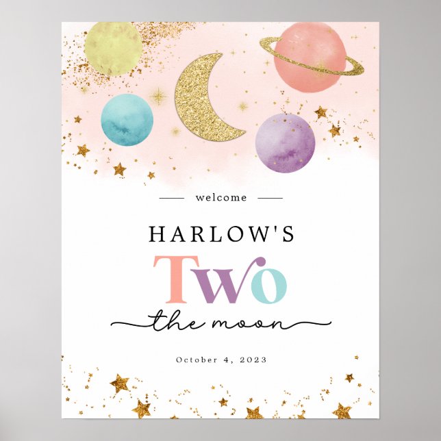 Poster Espaço Exterior Dois Sinal de Boas-vindas do segun (Frente)