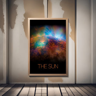 Poster Espaço Exterior, Galáxia, Sistema Solar, Estrelas,