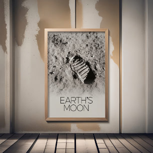 Poster Espaço Exterior, Galáxia, Sistema Solar, Lua da Te
