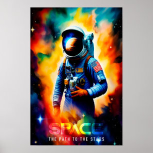 Poster Espaço - O Caminho para as Estrelas