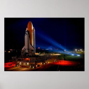 Poster Espaço Shuttle Discovery Circa 1984