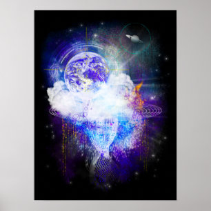 Póster Espaçonave Terra