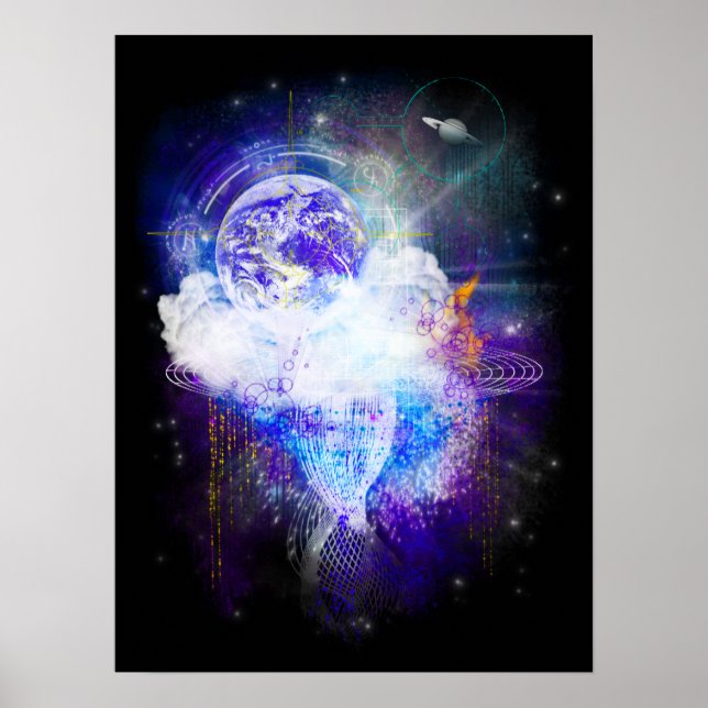 Póster Espaçonave Terra (Frente)