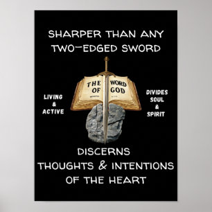 Poster Espada Apologetica da Escritura do Senhor