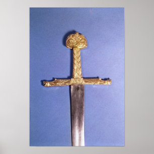 Póster Espada da coroação dos reis de France