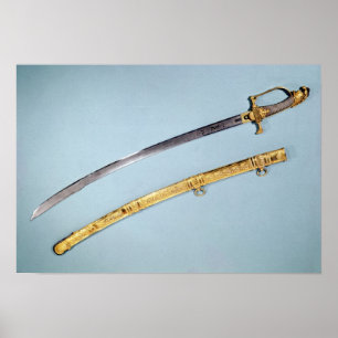 Póster Espada dada a Napoleão I pelo Diretor