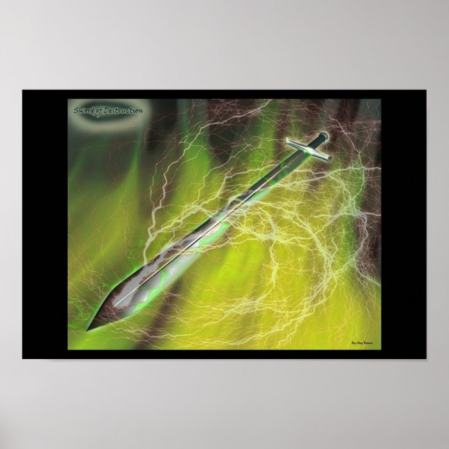 Poster Espada de Destruição (Frente)