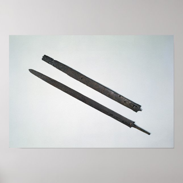 Póster Espada e bainha, de La Tene, Suiça (Frente)