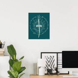 Poster Espada Élfica ARWEN™ Citação