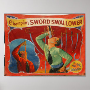 Poster Espada Swallower do campeão