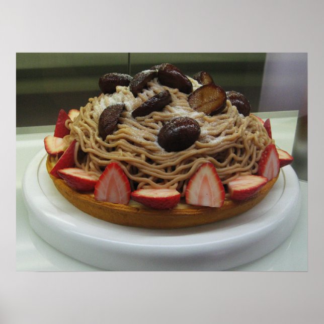 Póster Espaguete Japonês & Bolo de Morango (Frente)