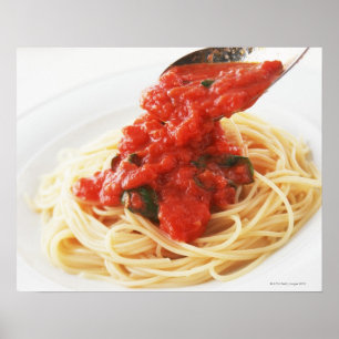 Póster Espaguetes Pomodoro