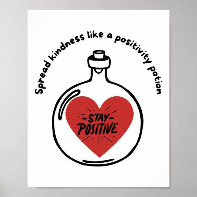Poster Espalhar A Bondade Como Um Adesivo De Ponta De Pos (Frente)