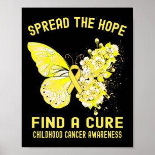 Poster Espalhe A Esperança Para Encontrar Um Cancer De In