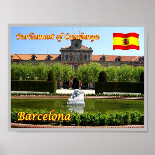 Poster Espanha - Barcelona - Parlamento da Catalunha - (Frente)