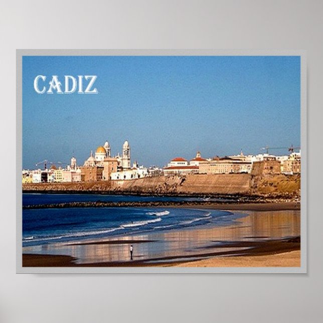 Poster Espanha - Cádiz - (Frente)