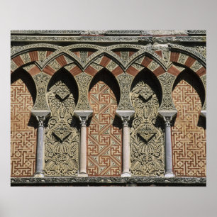 Póster Espanha, Córdova, mezquita moura, (mesquita).