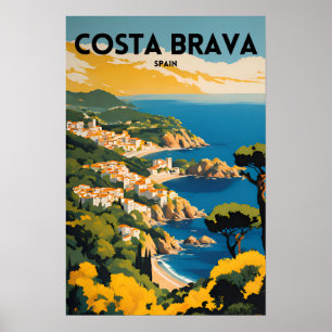 Poster Espanha Costa Brava