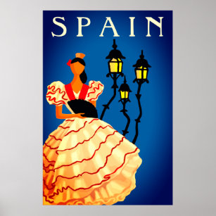 Poster Espanha Dancer do Flamenco