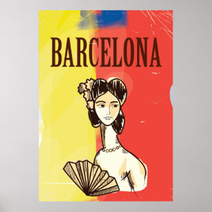 poster Espanha de Barcelona