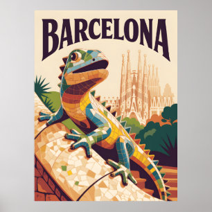 Poster Espanha de Barcelona