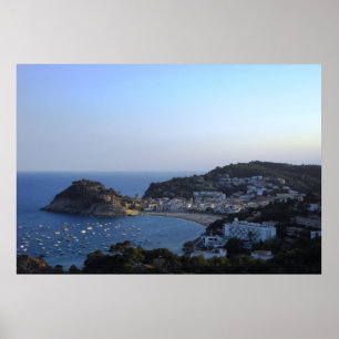 Póster Espanha de Brava da costela de Tossa de Mar