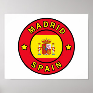 Póster Espanha de Madrid